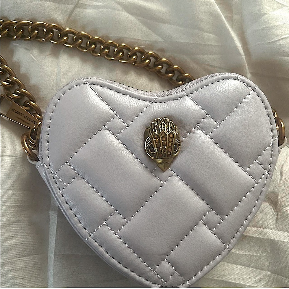 Kurt Geiger micro heart cross body bag